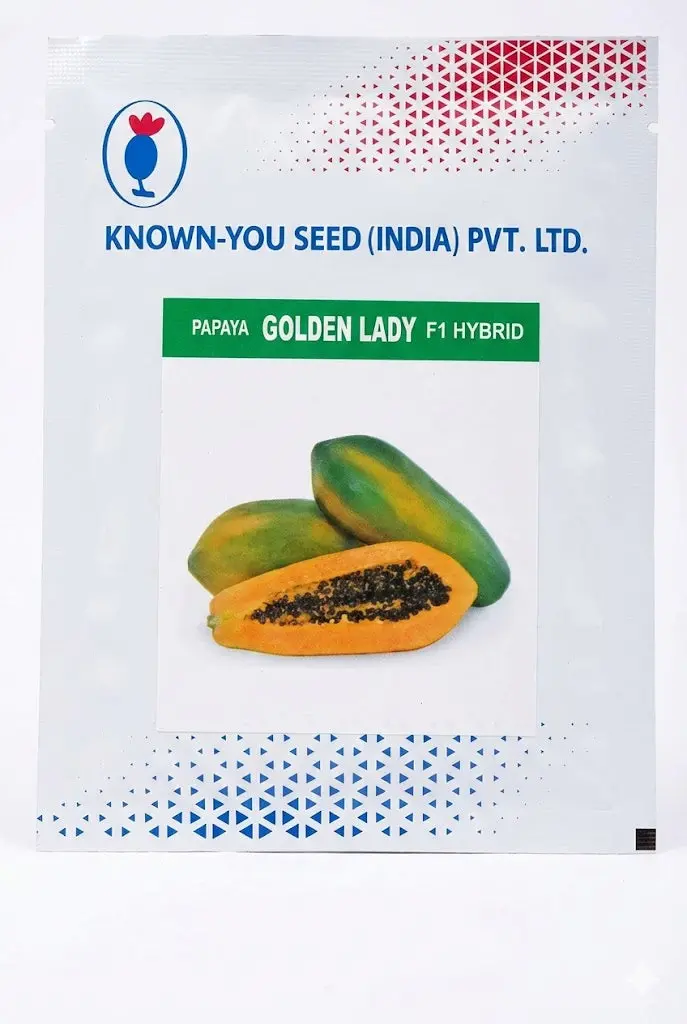 Golden Lady F1 Papaya Seeds – Dwarf, Early-Fruiting Variety From Taiwan (Known You) 1