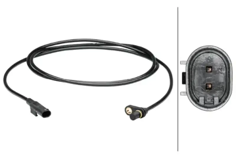 Hella 012679141 Rear Wheel Speed Sensor With 2-Pin Connector (1939 Mm Total Length) 1