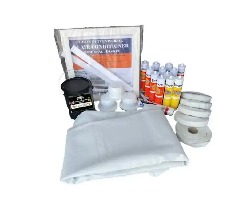 Heng'S Industrial Rolled Tpo Roofing Kit – White, 9'6" X 45" (9645Trkitw) 1