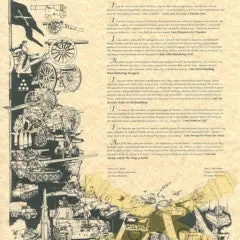 I Am The Field Artillery – Standard Format Motivational Print (11X14 Inches) 1