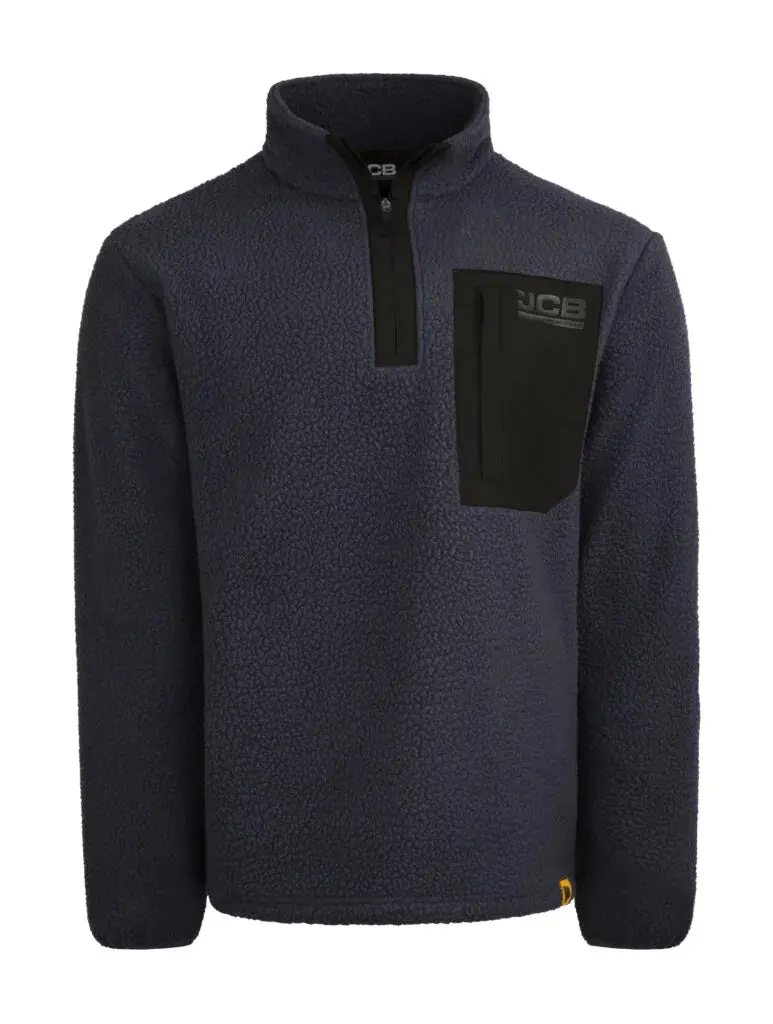 Jcb Borg Fleece Jacket – Navy 1