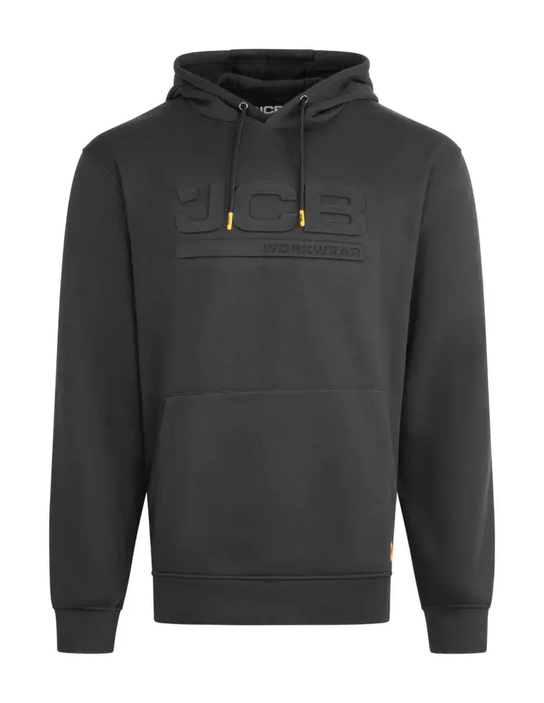 Jcb Embossed Hoodie – Black 1