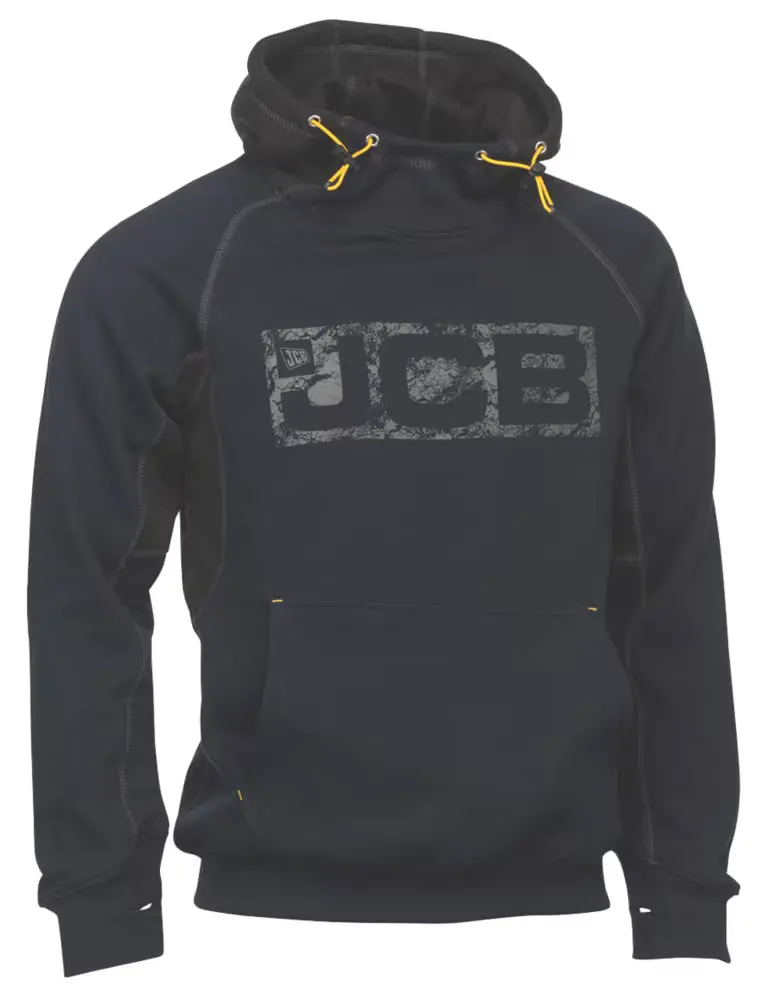 Jcb Horton Hoodie – Navy/Black Heavy-Duty Work Pullover For Tradespeople 1