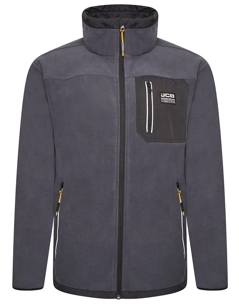 Jcb Trade Fleece Jacket – Full-Zip Steel-Reinforced Workwear Layer 1