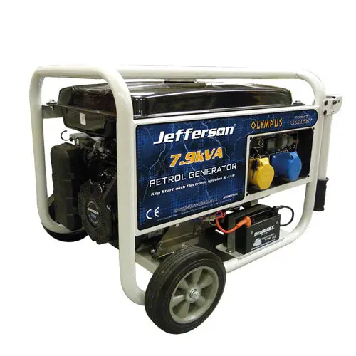 Jefferson 7.9Kva Avr Petrol Generator With Electric Start 1