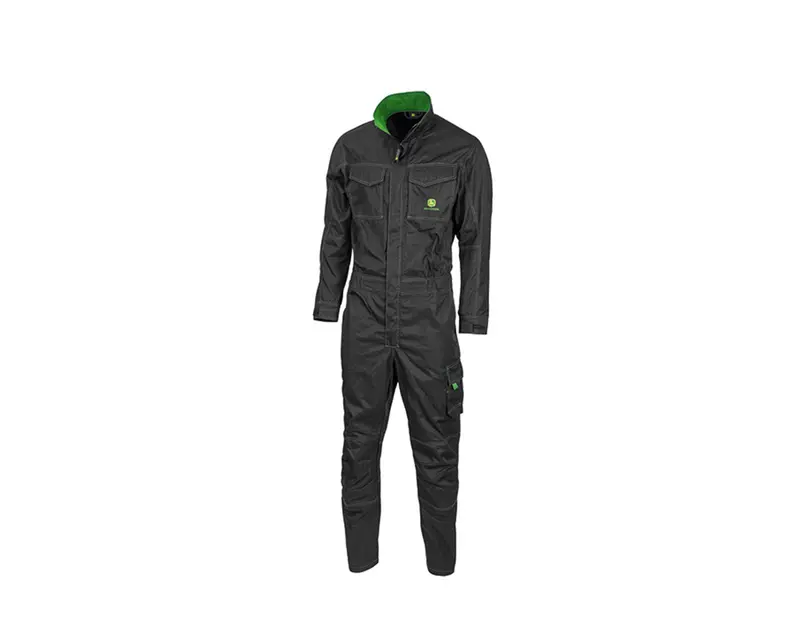 John Deere Adult Black Zippered Overalls – Mcs1036910 1