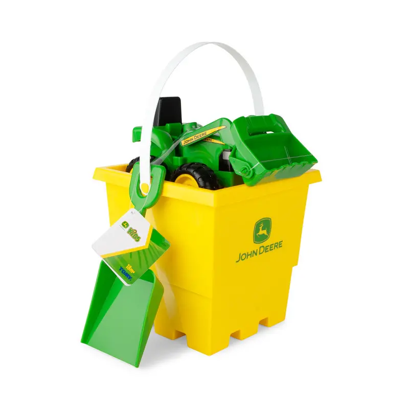 John Deere Mcel47339000 Sandbox Tractor With Bucket Attachment – Outdoor Play Set 1