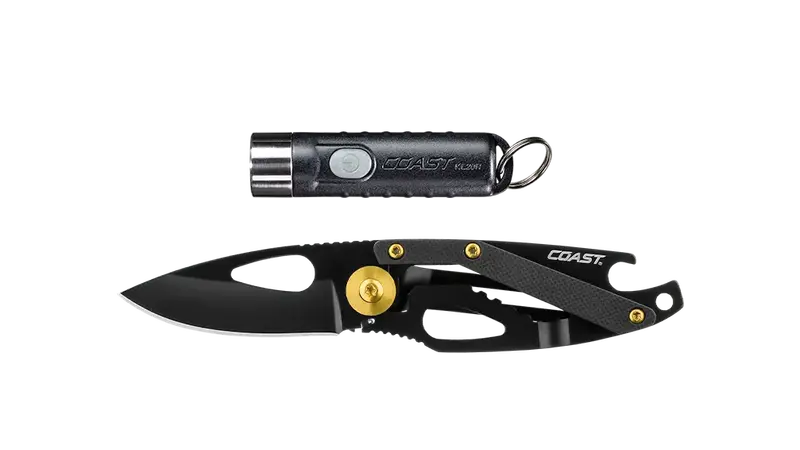 Kl20R Rechargeable Led Keychain Torch (380 Lm) With Coast Fx200 Flashlight 1