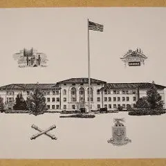 Mcnair Hall Commemorative Art Print 1