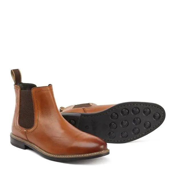 Men'S Blacksmith Chelsea-Style Dealer Boot – Tan (Model 007) 1