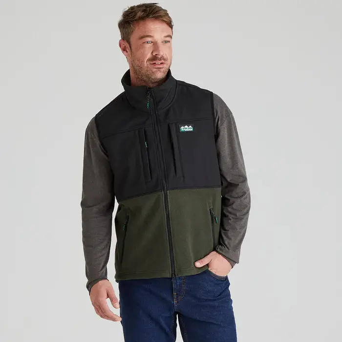 Men'S Hybrid Insulated Vest In Deep Forest Green 1
