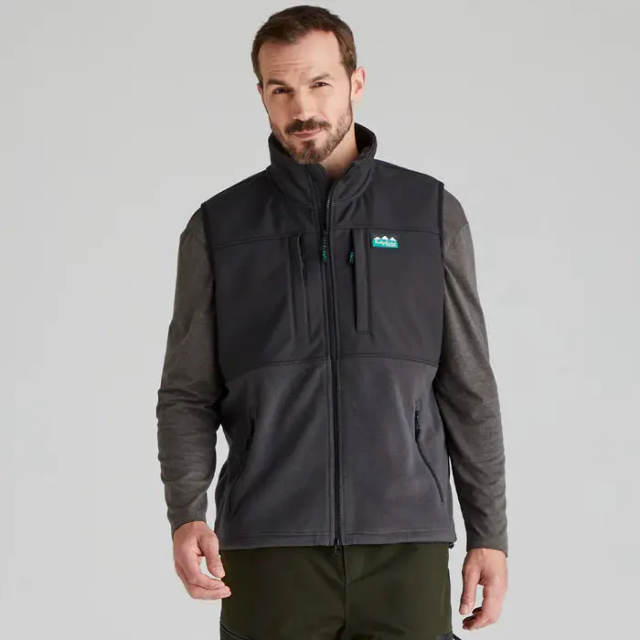 Men'S Hybrid Lightweight Quilted Vest – Shale Grey 1