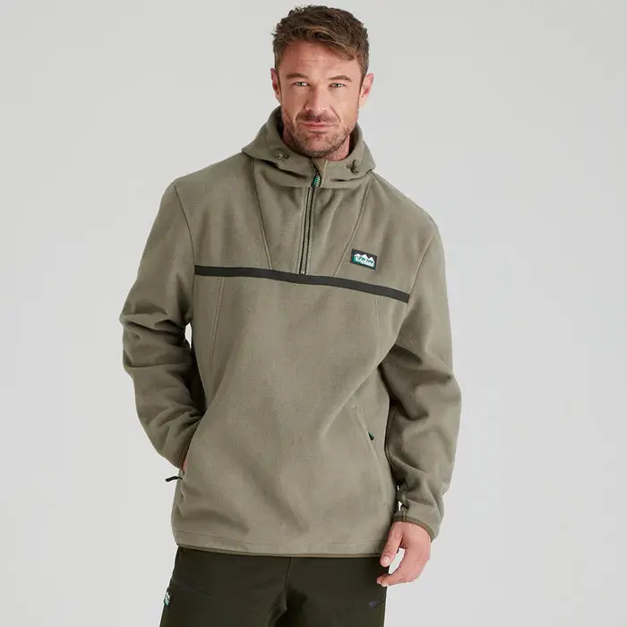 Men'S Kodiak Fleece Smock – Smokey Olive 1