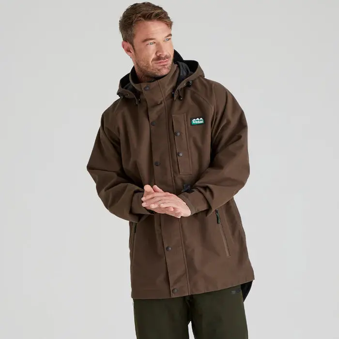 Men'S Monsoon Classic Jacket In Bark Brown (2025) 1