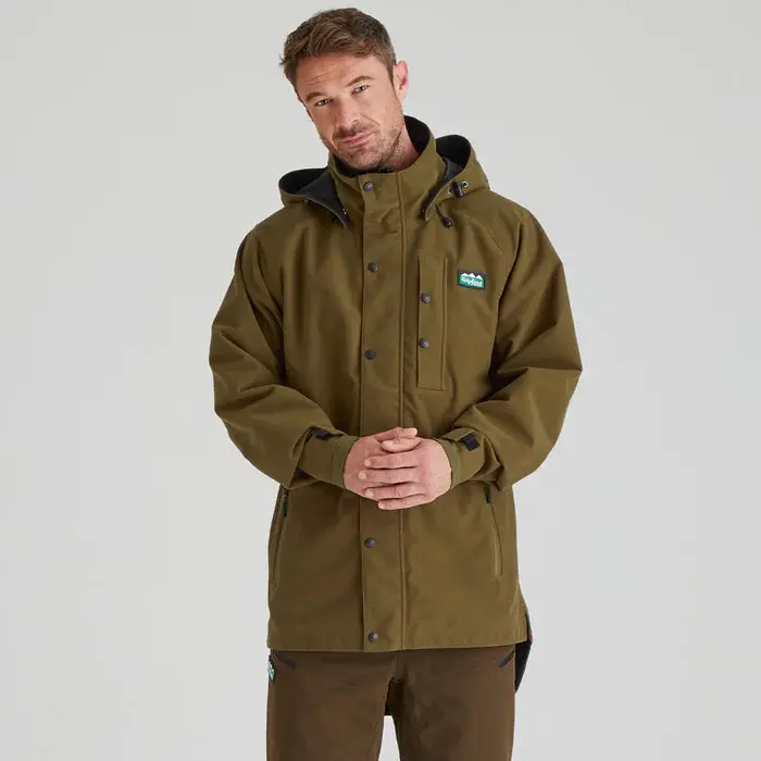 Men'S Monsoon Classic Waterproof Jacket In Teak 1