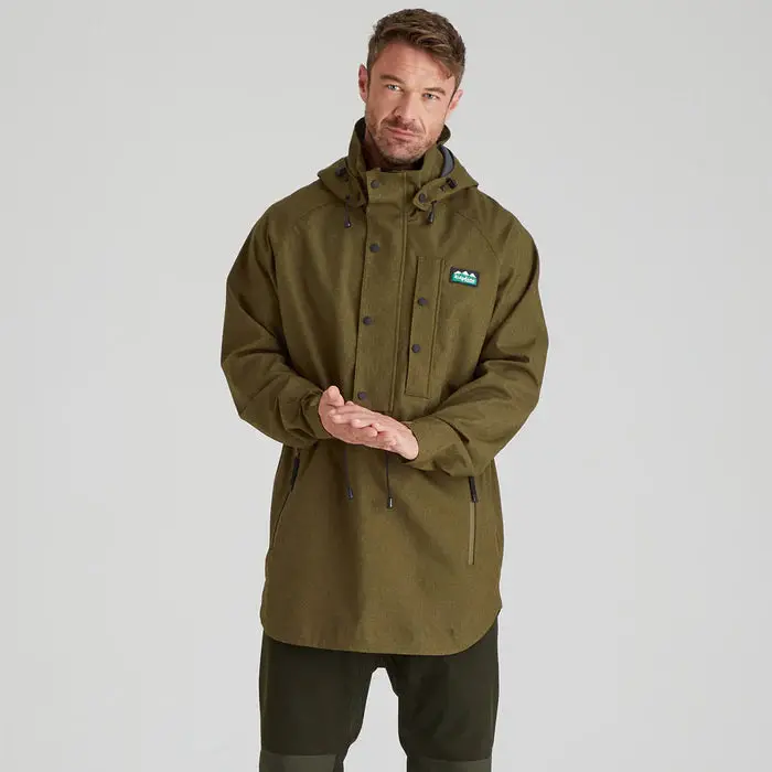 Men'S Monsoon Light Smock In Teak Brown 1
