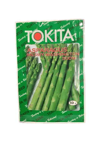 Merry Washington Asparagus Seeds – 500 Seeds (Tokita) 1