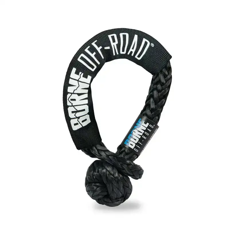 Mishimoto 7/16" X 20" Black Soft Shackle – High-Strength Synthetic Recovery Loop 1