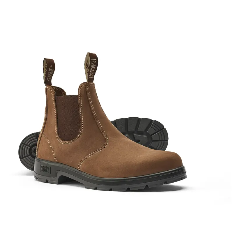 Mongrel K9 Vintage Brown Dealer Boots – Round Toe, Non-Safety 1
