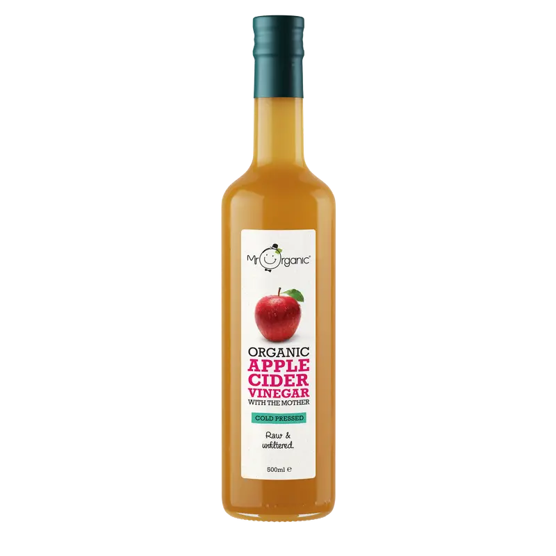 Mr Organic Apple Cider Vinegar – Cold-Pressed With The Mother, 500Ml 1