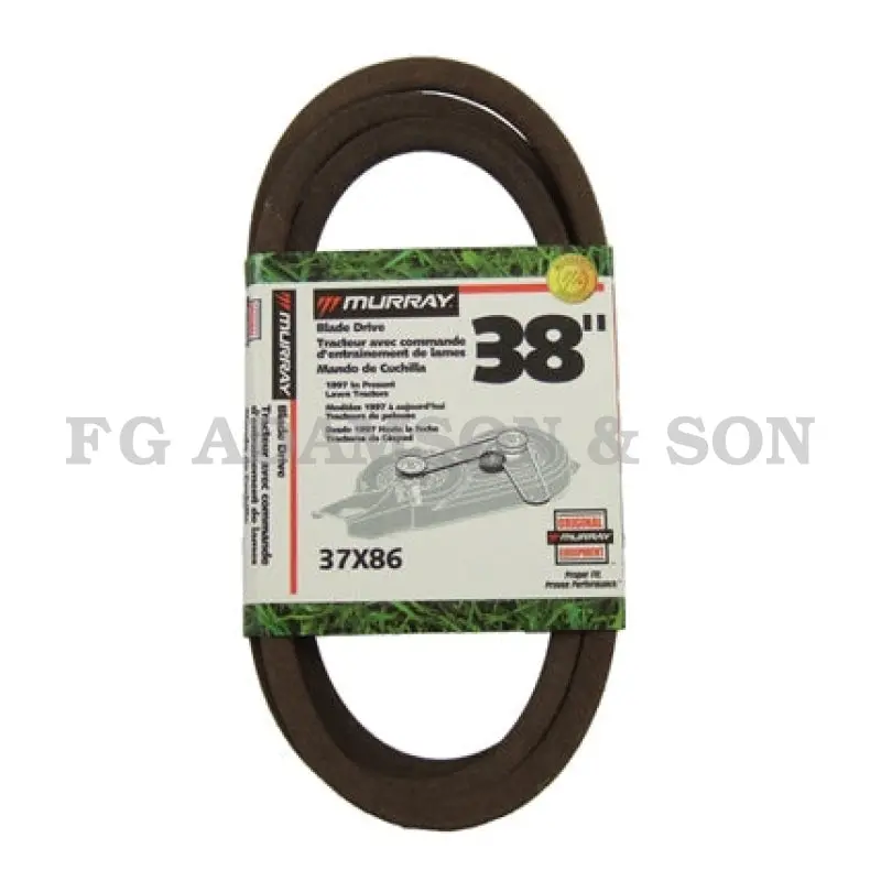 Murray 37X86 Deck Drive Belt For Walk-Behind Mowers 1