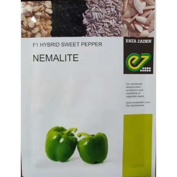 Nemalite F1 Blocky Bell Pepper Seeds – Green-To-Red, Thick-Walled Hybrid By Enza Zaden 1