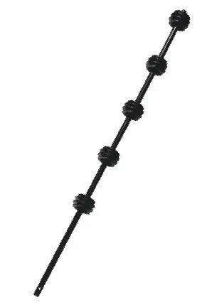 Nemtek 6-Wire Round Bar Wall-Mounted Top Bracket – Corrosion-Resistant 1