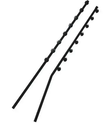 Nemtek 6-Wire Square Tube Wall Bracket – Heavy-Duty Mounting System 1