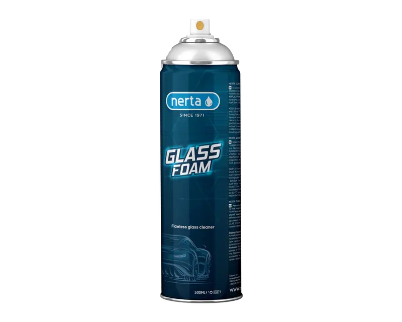 Nerta Glass Foam Cleaner – Streak-Free Automotive Glass Treatment (500Ml) 1