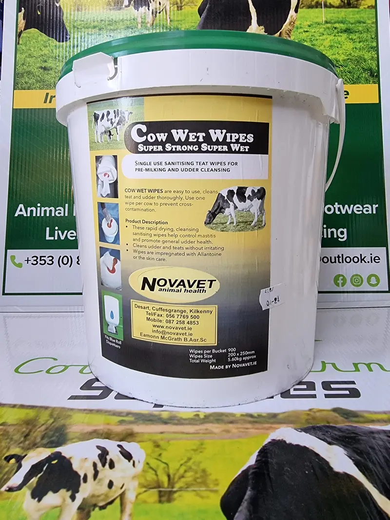 Novavet Cow Wet Wipes – Veterinary-Grade Cleaning Towels For Livestock 1