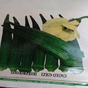 Ns-864 Bhindi (Okra) Hybrid Seeds – Naamdhari 1