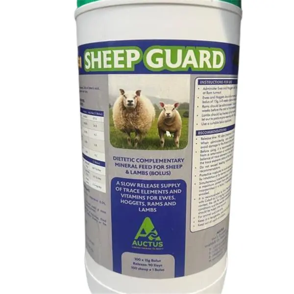 Nutritrace Sheep Guard Bolus – 15G Trace Element Supplement (100 Per Tub) 1