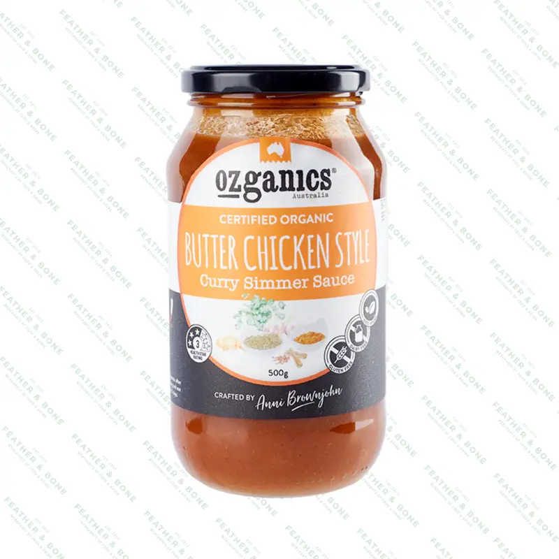 Ozganics Organic Butter Chicken Style Sauce – 500G 1