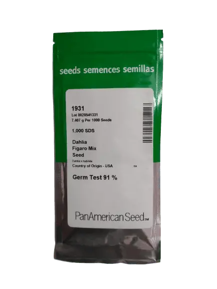Panamerican Figaro® Field-Grown Dahlia F1 Hybrid Seeds 1