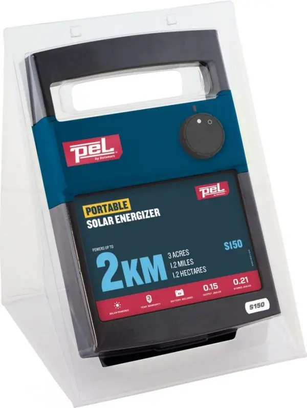 Pel S150 Compact Solar Fence Charger – Low-Maintenance Power 1
