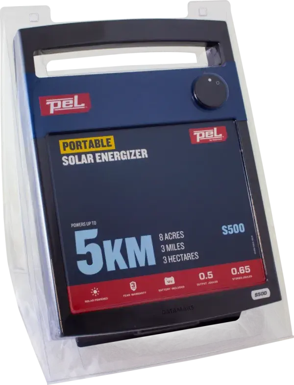 Pel S500 Solar-Powered Fence Energizer – Eco-Friendly Operation 1