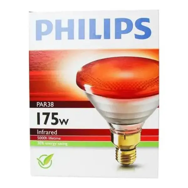 Philips 175W Red Infrared Heat Lamp Bulb 1