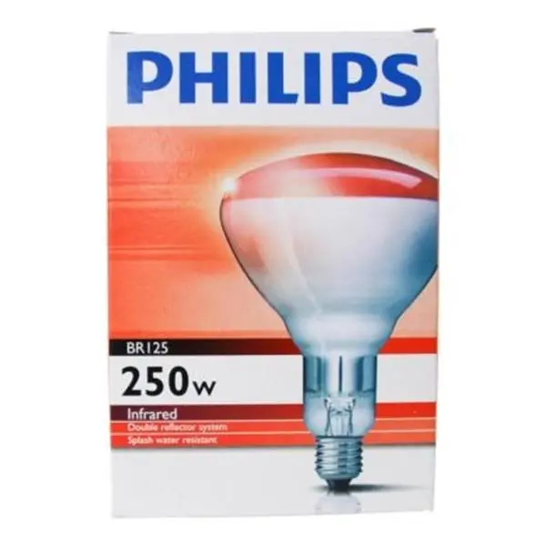 Philips 250W Red Infrared Heat Lamp Bulb 1
