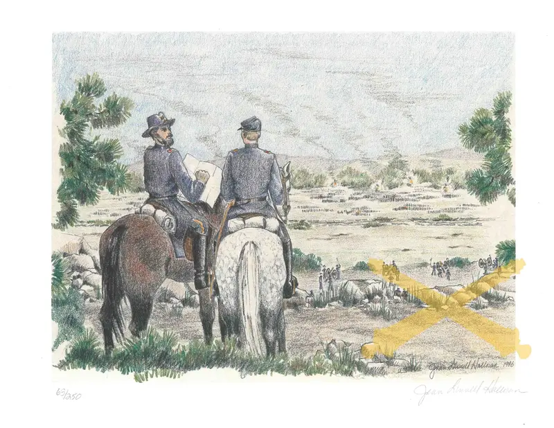 Planning The Attack – Military Strategy Art Print (11X14 Inches) 1
