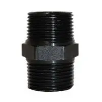 Polypropylene Hex Barrel Nipple 1