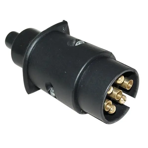 Pvc-Coated 7-Pin Trailer Plug – Durable Universal Connector 1