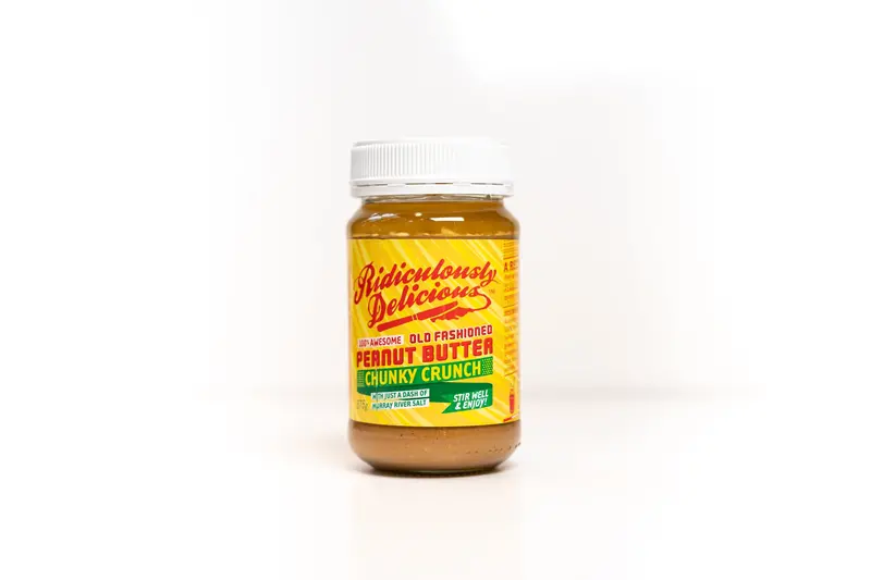 Ridiculously Delicious Natural Peanut Butter – Creamy, No Added Sugar (350G) 1
