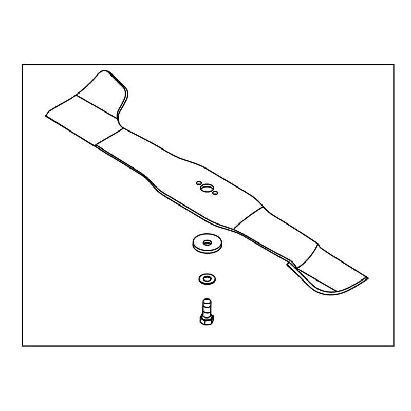 Right-Side Mid-Mount Mower Blade Kit – 26.5 Mm Center Hole, Am148485 1