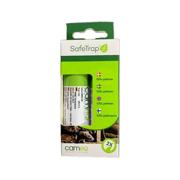 Safetrap Co2 Cartridge Kit – 2-Pack For Automatic Traps 1