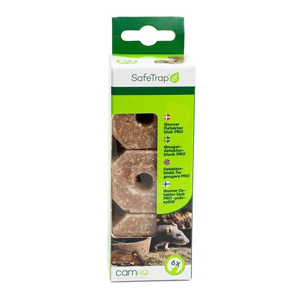 Safetrap Non-Toxic Rodent Detector Blocks – Monitoring & Prevention 1