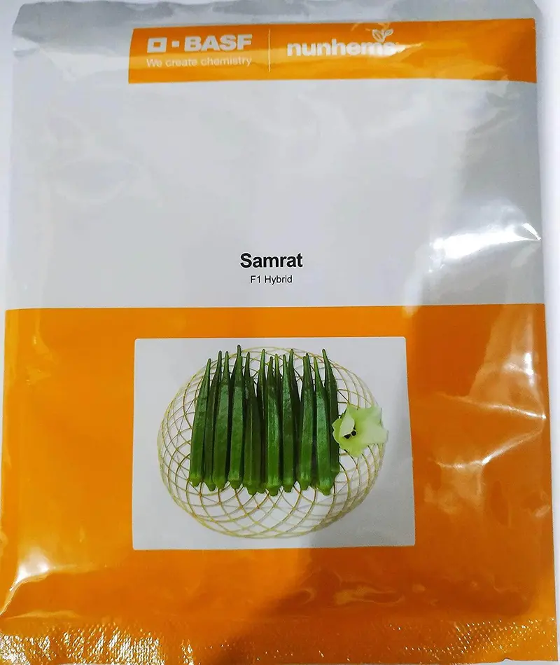 Samrat Okra F1 Hybrid Vegetable Seeds – Nunhems 1