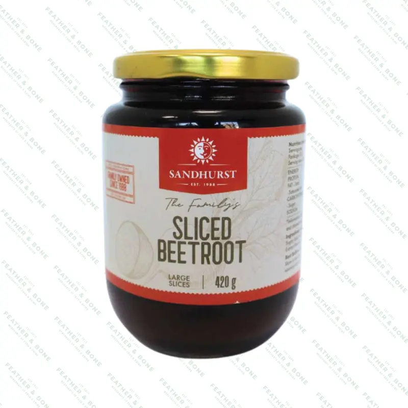 Sandhurst Char-Grilled Beetroot Slices – 420G Glass Jar 1