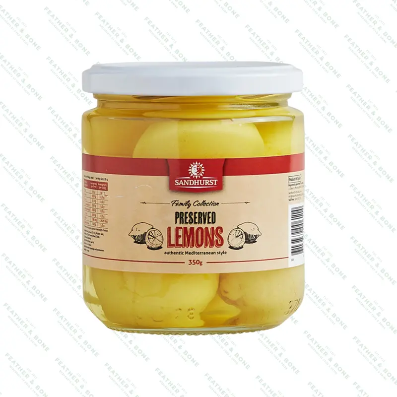 Sandhurst Preserved Lemons – 350G Jar 1