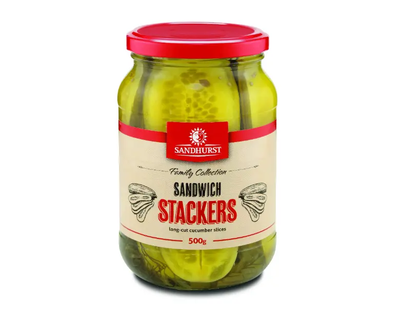 Sandhurst Sandwich Stackers – Gourmet Deli Relish, 500G 1
