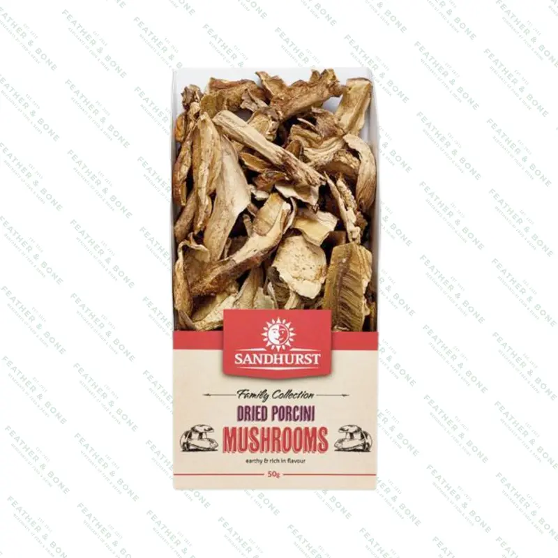 Sandhurst Sliced Dried Porcini Mushrooms – 50G Gourmet Ingredient 1